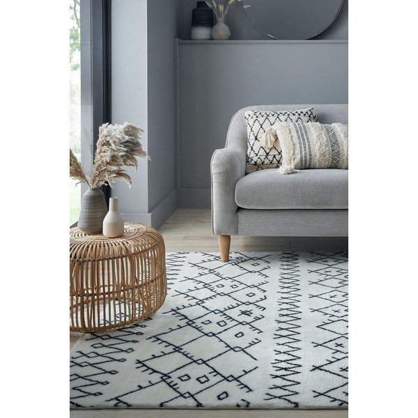 Bela pralna preproga 120x170 cm Adil – Flair Rugs-image-1