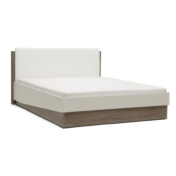 Bela zakonska postelja Mazzini Beds Dodo, 180 x 200 cm