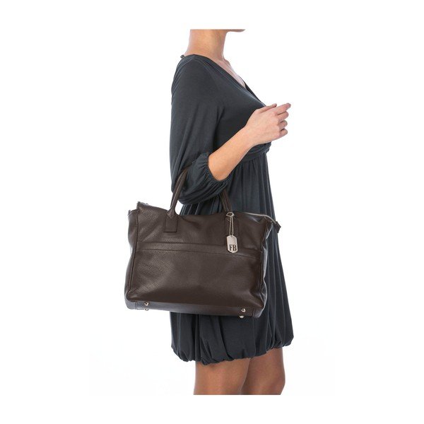 Usnjena torbica Grana Dark Brown-image-1