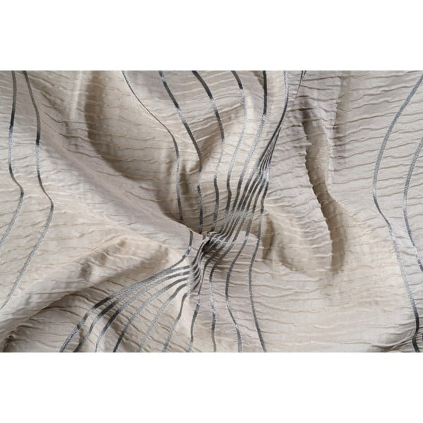 Kremno bela zavesa 140x260 cm Sirene – Mendola Fabrics-image-3