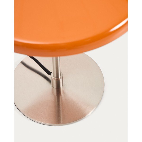 Oranžna namizna svetilka s kovinskim senčilom (višina 32,5 cm) Nuvira – Kave Home-image-4