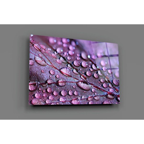 Steklena slika Insigne Rain Drops -image-3