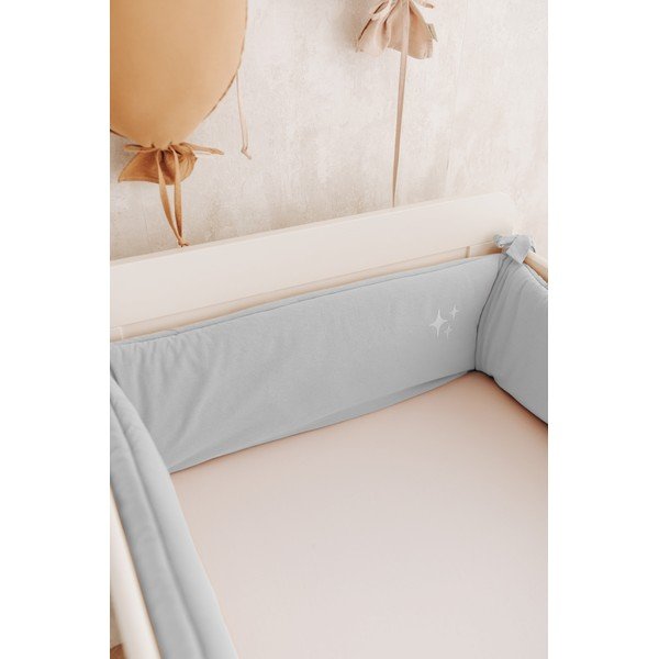 Zaščitna obroba za posteljico 180 cm Stars – Malomi Kids-image-1