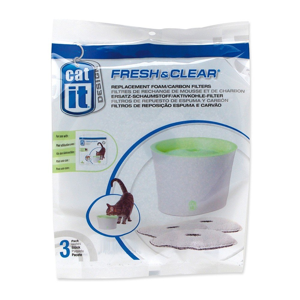 Filtri za vodne fontane za mačke v kompletu 3 ks Catit Fresh&Clear