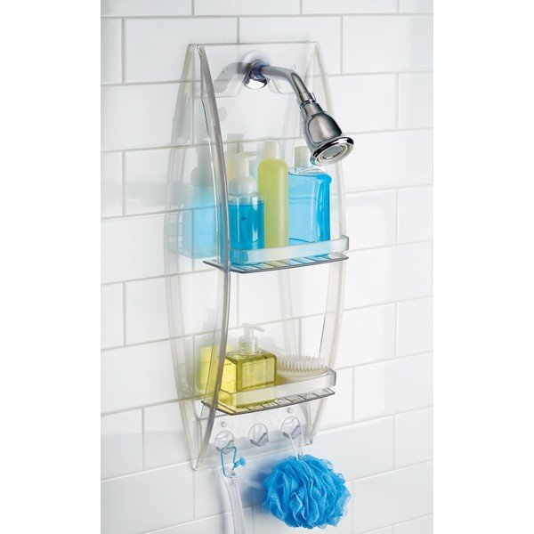 Prozorno viseče držalo za kopalnico iDesign, 23 x 73 cm-image-1