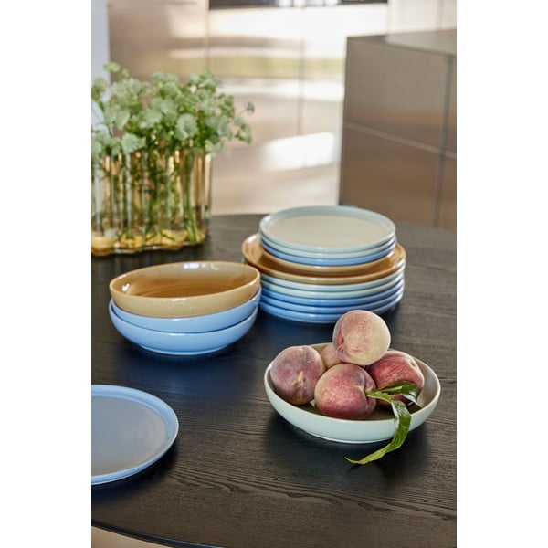 Kremno bel desertni lončen krožnik ø 23 cm Amare – Hübsch-image-1