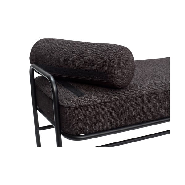 Rjav ležalnik z blazino Hübsch Pipe-image-2