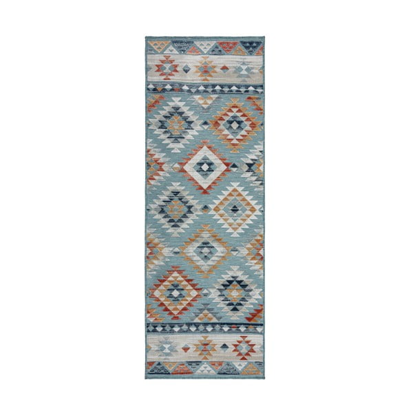 Moder zunanji tekač 80x230 cm Avery Blue – Flair Rugs