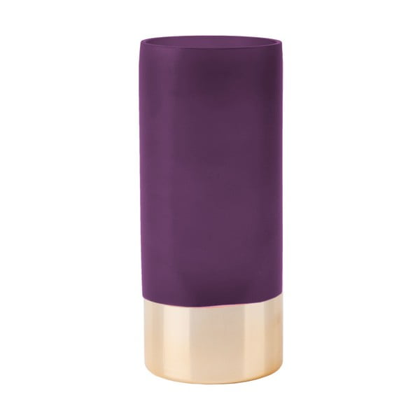 Vaza PT LIVING vijolično-zlate barve, višina 18,5 cm