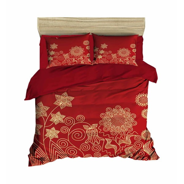 Božična posteljnina za zakonsko posteljo z rjuho Regina, 160 x 220 cm