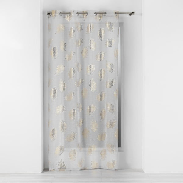 Zlato-bež prosojna zavesa 140x280 cm Sunny – douceur d'intérieur