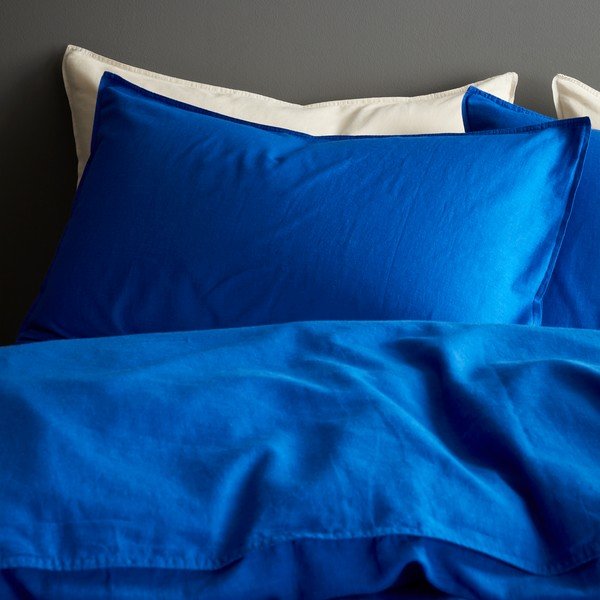 Modra enojna posteljnina 135x200 cm Relaxed – Content by Terence Conran-image-1