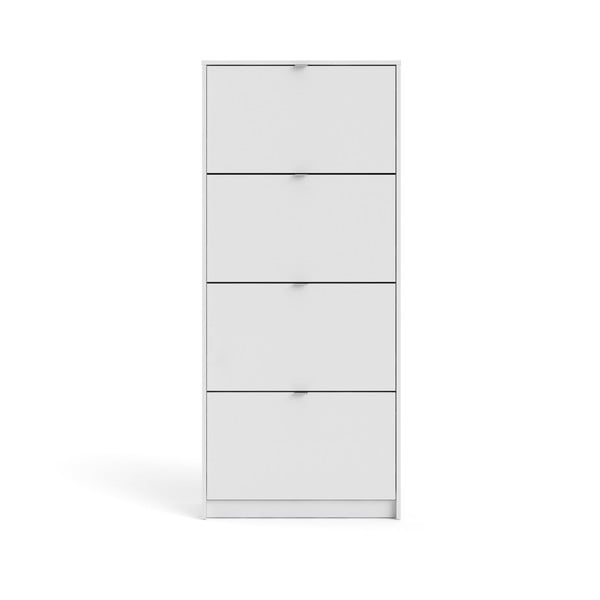 Bela preklopna omarica za čevlje Shoes – Tvilum-image-2