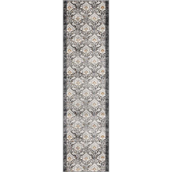 Temno sivo-slonokoščen tekač 80x300 cm Soft Viskan – FD