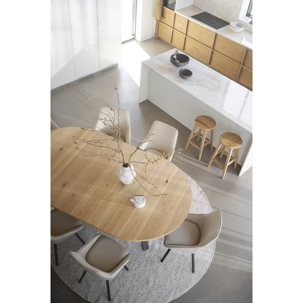 Dodatna mizna plošča v hrastovem dekorju 135x50 cm Maddock – Rowico-image-2