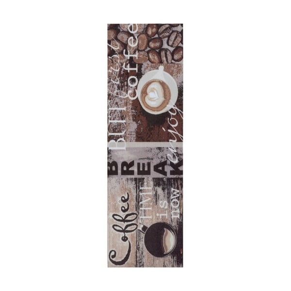Rjava preproga 50x150 cm Enjoy Coffee Break - Hanse Home