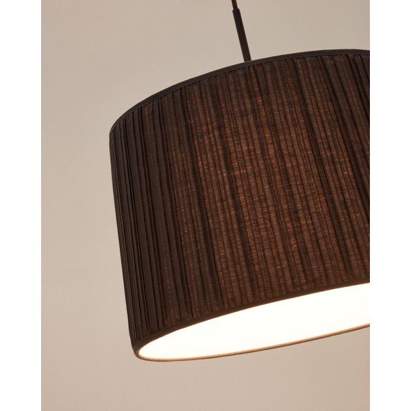 Črno senčilo ø 40 cm Guash – Kave Home-image-1
