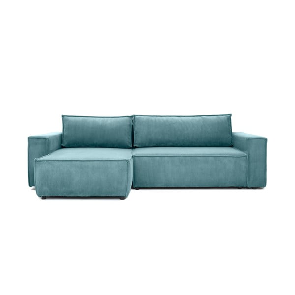 Turkizna kotna raztegljiva sedežna garnitura Bonami Selection Bowie