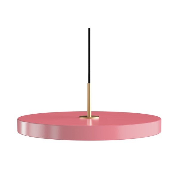 Rožnata LED viseča svetilka s kovinskim senčnikom ø 43 cm Asteria Medium – UMAGE