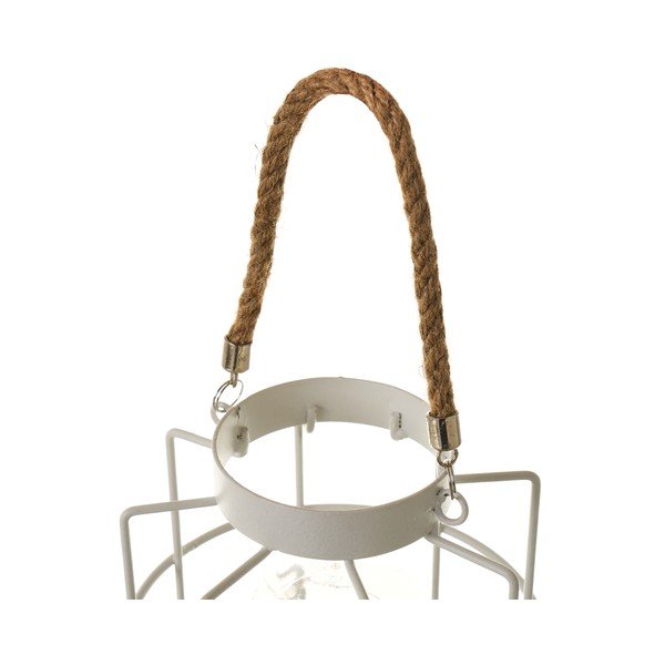 Bela namizna svetilka (višina 20,5 cm) – Casa Selección-image-3