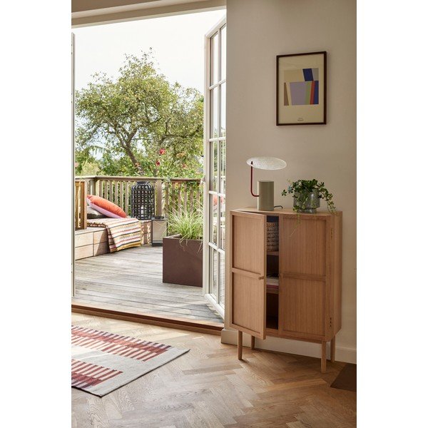 Keramični ročno izdelani podstavki za cvetlične lonce v kompletu 2 ks ø 20 cm Lava – Hübsch-image-2