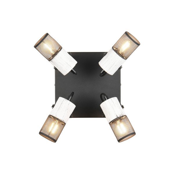 Črno/belo točkovno svetilo ø 9 cm Tosh – Trio-image-2