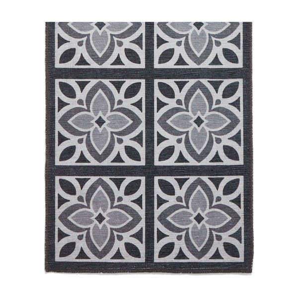 Temno siv pralen tekač 76x230 cm Victoria Grey – Think Rugs-image-4