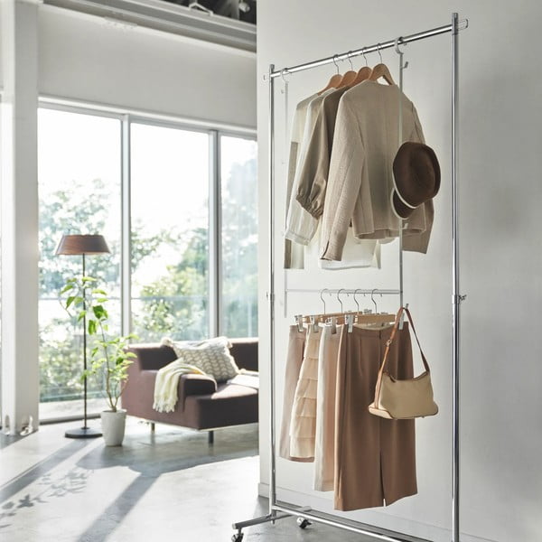 Viseči kovinski organizator za garderobo Smart – YAMAZAKI-image-1