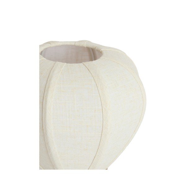 Kremno bela kovinska namizna svetilka s tekstilnim senčilom (višina 23,5 cm) Kyzo – Light & Living-image-3