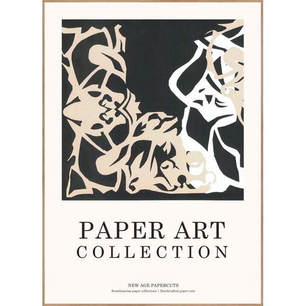 Plakat z okvirjem 51x71 cm Paper Art 8   – Malerifabrikken