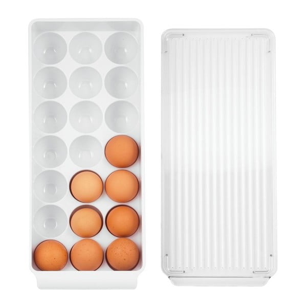 Škatla za shranjevanje jajc iDesign Fridge Egg Large-image-4