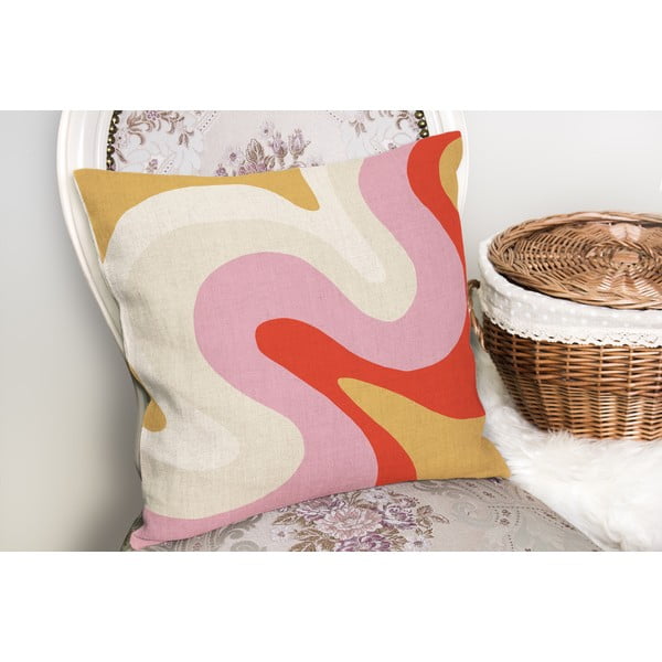 Prevleka za blazino 43x43 cm Raspberry Creamsicle – Mila Home-image-1