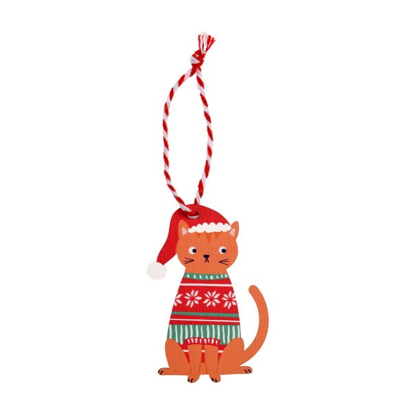 Lesen okrasek za jelko 5 cm Ginger Cat – Rex London-image-3