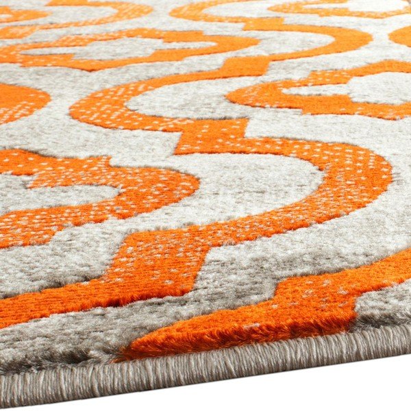 Oranžna preproga Webtappeti Evergreen, 92 x 152 cm-image-1