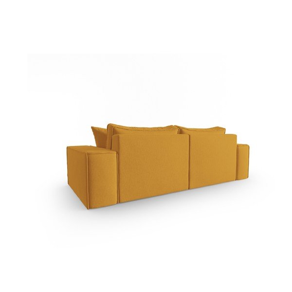 Rumena sedežna garnitura 212 cm Mike – Micadoni Home-image-3