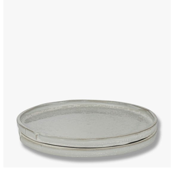 Beli krožniki iz kamna v kompletu 2 ks ø 20 cm Sand Grain – Mette Ditmer Denmark
