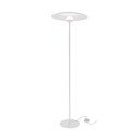 Bela LED stoječa svetilka s kovinskim senčilom (višina 140 cm) Lund – Candellux Lighting