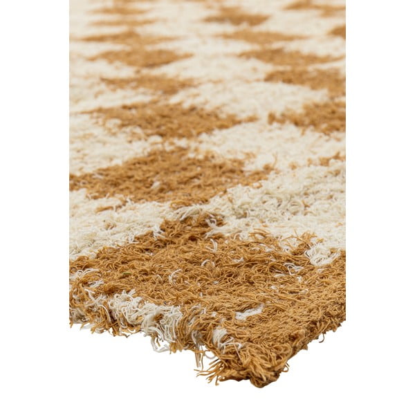 Bež-jantarna bombažna preproga 140x200 cm Chola – Bloomingville-image-3