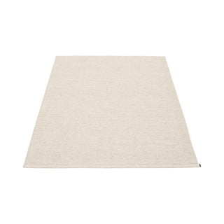 Kremno bela notranja in zunanja preproga 140x200 cm Mono Linen Vanilla – Pappelina