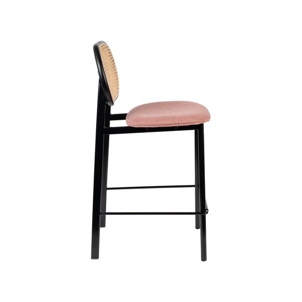 Črno-svetlo roza barski stolček 94 cm Spike - Zuiver-image-3