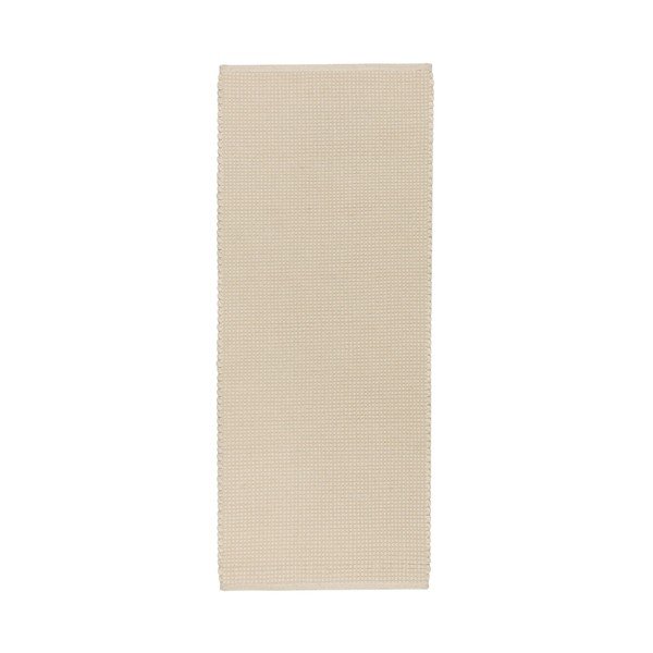 Bež ročno tkan volnen tekač 80x170 cm Talo – noo.ma
