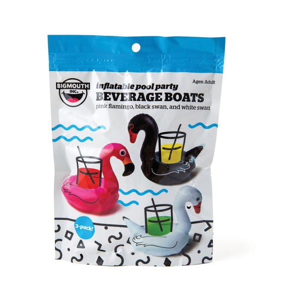 Komplet 3 napihljivih obročev za pijačo Big Mouth Inc. Ptice-image-2