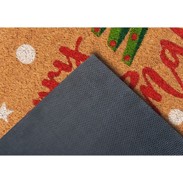 Predpražnik z božičnim motivom iz kokosovih vlaken 40x70 cm Merry Christmas – Hanse Home-image-4