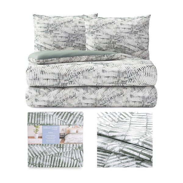 Bombažna posteljnina AmeliaHome Averi Belize, 200 x 220 cm-image-2