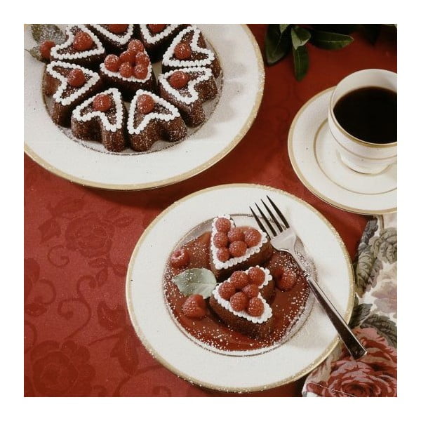 Model v obliki srca za 6 mini keksov v bakreni barvi Nordic Ware Model, 500 ml-image-1