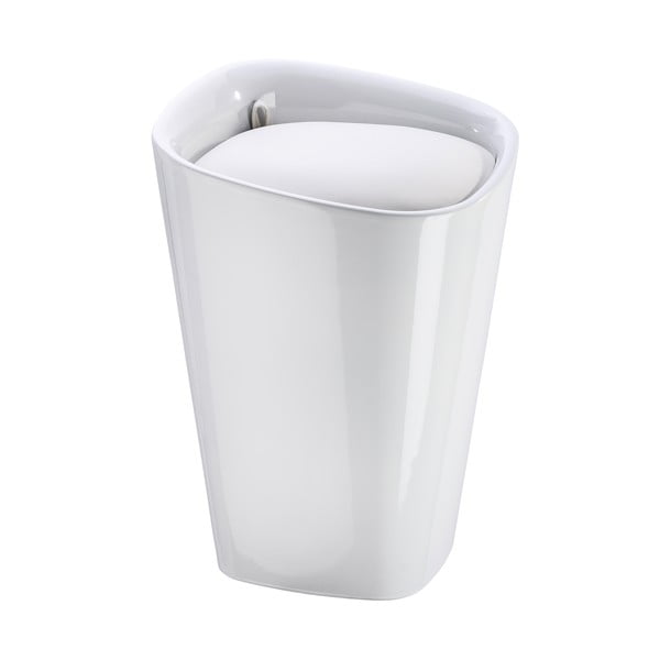 Bela košara za perilo in stolček v enem Wenko Candy, 20 l-image-2