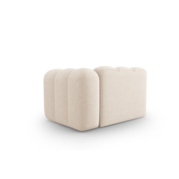 Kremno bel modul za sedežno garnituro (desni kot) Lupine – Micadoni Home-image-4