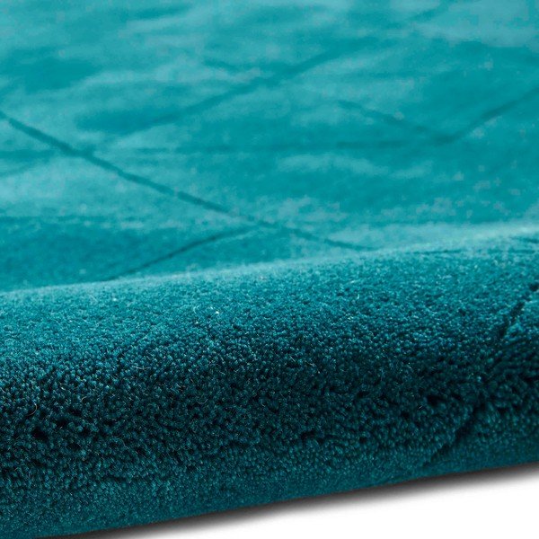 Smaragdno zelena volnena preproga Think Rugs Kasbah, 120 x 170 cm-image-1