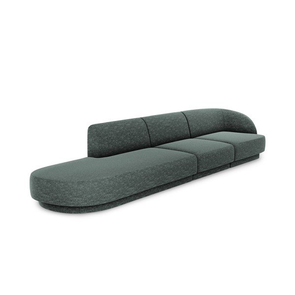 Temno zelen kavč 302 cm Miley - Micadoni Home-image-3