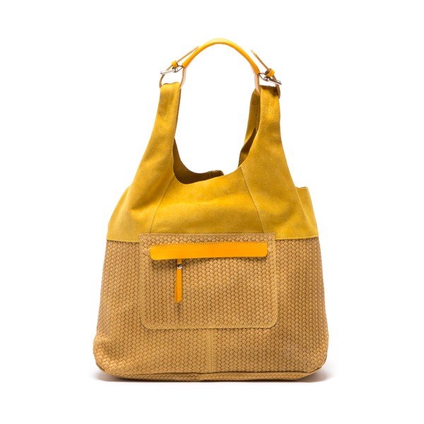 Usnjena torbica Mangotti 875 Giallo-image-1